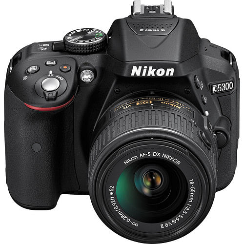 Uændret Troende Sprog Nikon D5300 DSLR Camera with 18-55mm (Black)